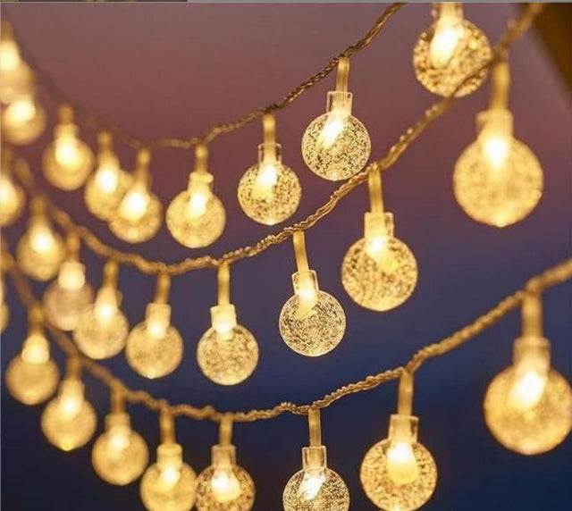 10 METERS Christmas ROUND LED LIGHTS WITH REMOTE