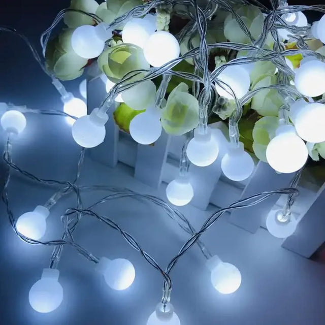 10 METERS Christmas ROUND LED LIGHTS WITH REMOTE