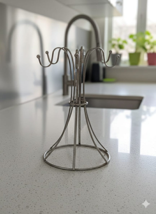Stainless steel cup rack