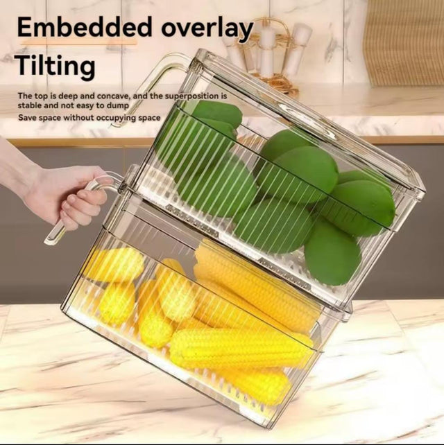 Acrylic Fridge storage containers 5L