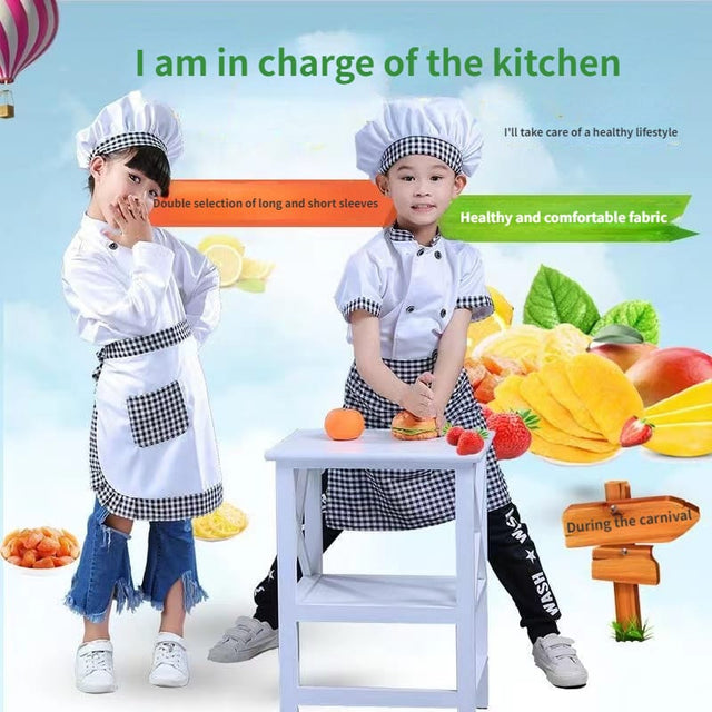 Children Professional Chef costume Kids Professional Chef Costume Set