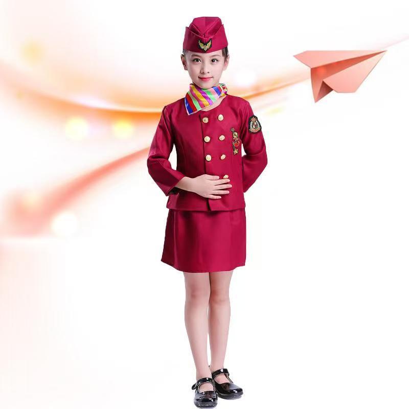 Professional Children's Air Hostess cosplay costume