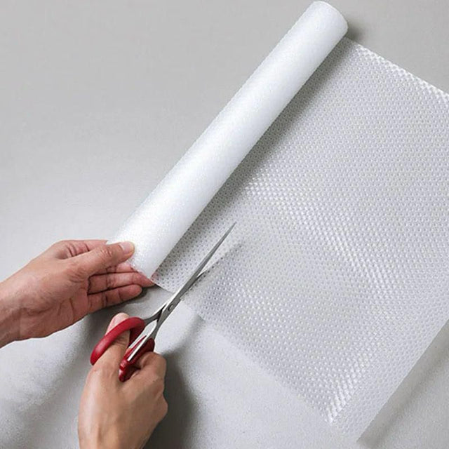 Kitchen Drawer & Shelf Liner Mat — Clear Non-Slip Oil-Proof 45x500cm