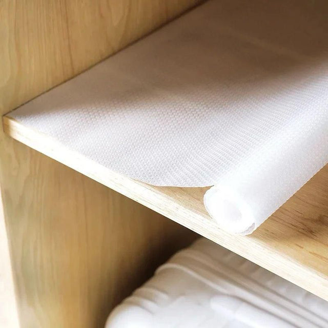 Kitchen Drawer & Shelf Liner Mat — Clear Non-Slip Oil-Proof 45x500cm
