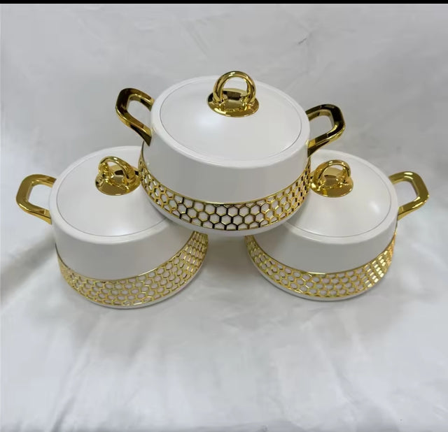 insulated hotpots set ROUND