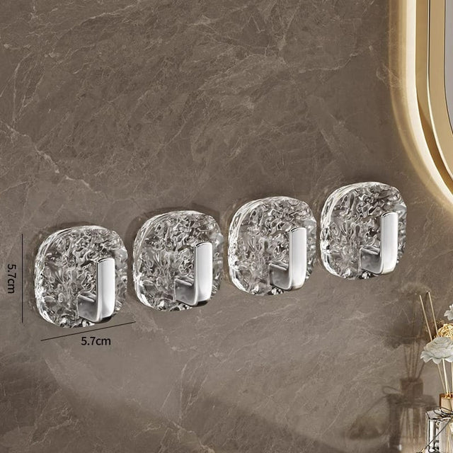 Set of 5 Acrylic Wall Hooks CRY