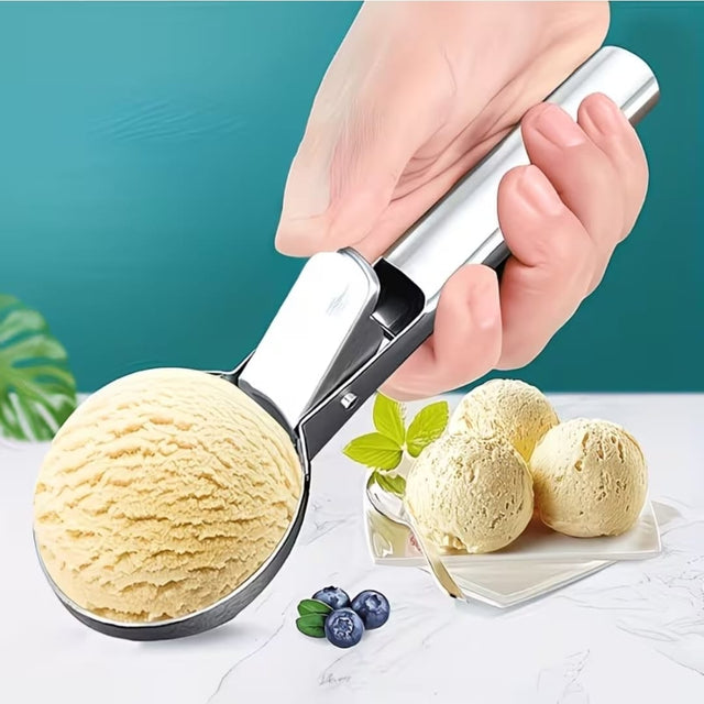 Premium Stainless Steel Ice Cream Scoop