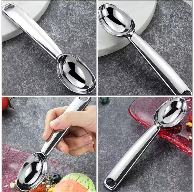 Stainless steel ice cream scoop mirror polished kitchen — iDecorators Kenya