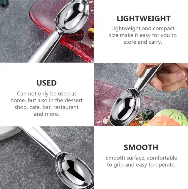 Stainless steel ice cream scoop mirror polished kitchen — iDecorators Kenya