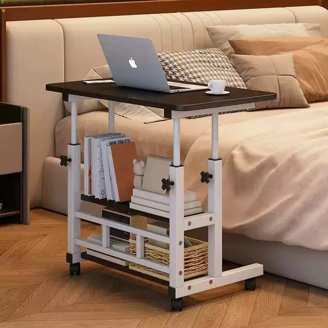 Adjustable Height Laptop Desk with Storage Shelves | Standing Desk Kenya 40*60