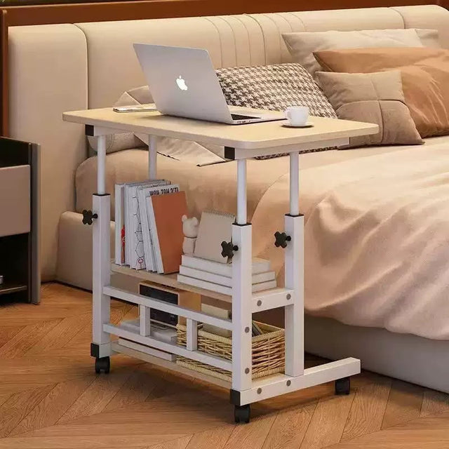 Adjustable Height Laptop Desk with Storage Shelves | Standing Desk Kenya 40*60