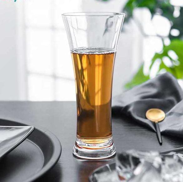 High Quality Clear Cocktail and Beer Glasses with Tall Flared Shape, 340ml