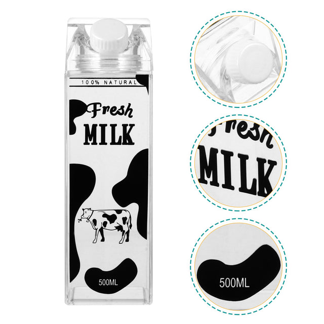 Acrylic Fresh milk bottle
