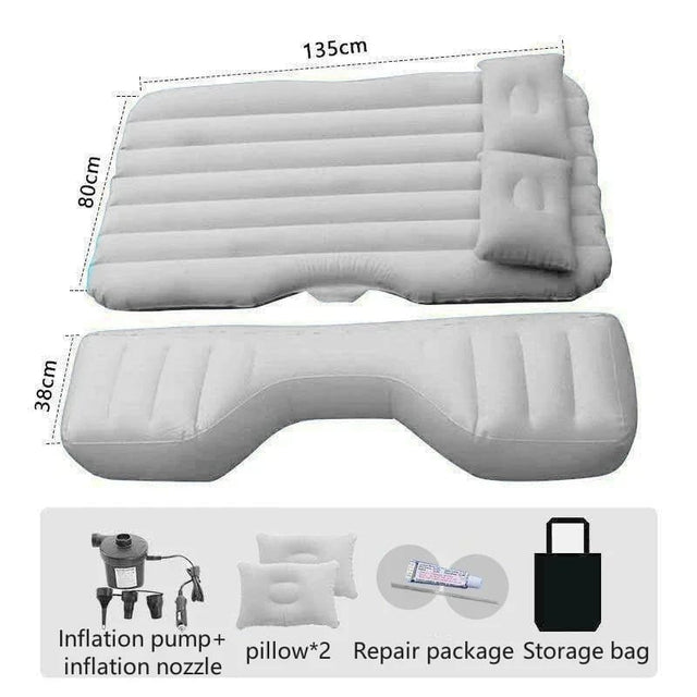 Inflatable Car Air Mattress with Electric Pump