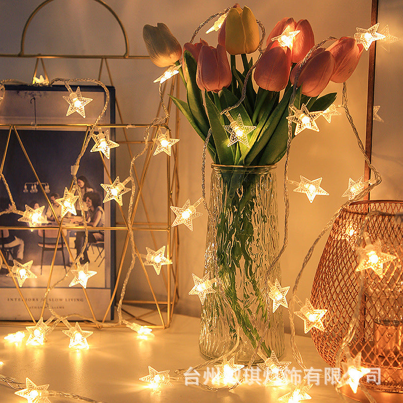 USB POWERED Star Shaped Lights
▫️ Has 80 Lights & REMOTE
▪️Available colours: