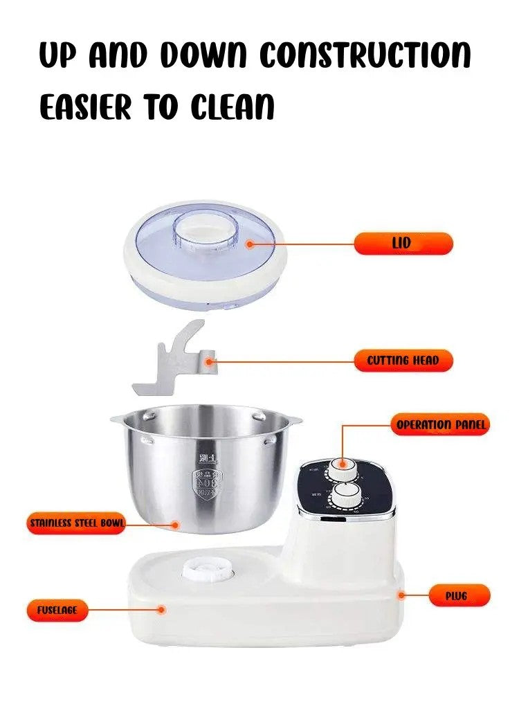 Multi-Purpose 2-in-1 Dough Maker & Fermenting Kitchen Appliance 5L