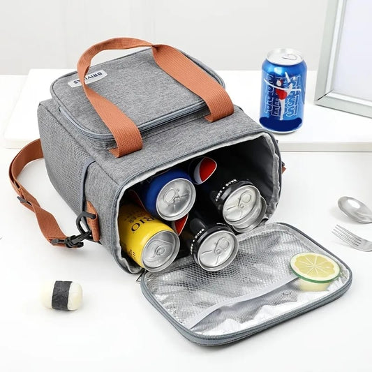 Large Capacity  Portable lunch bag Food Thermal Box Picnic Cooler Bag