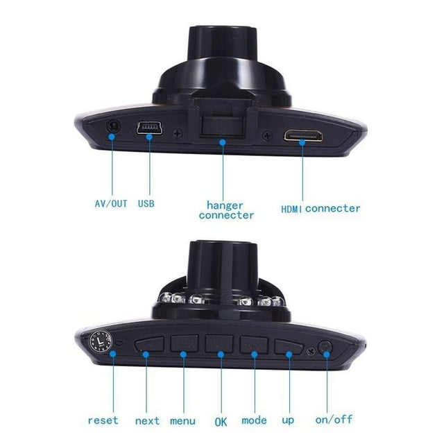 Car DVR Dash Camera with Night Vision & G-Sensor 1080P HD