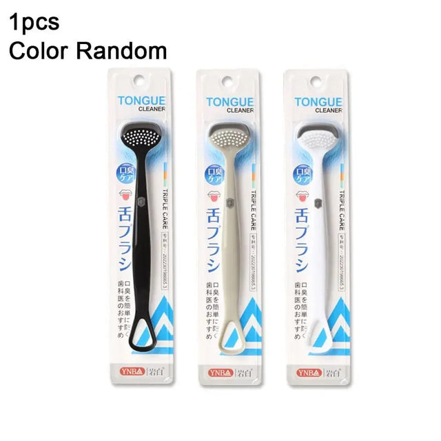 Silicone Scraper Tongue Cleaner – Double-Sided Professional Oral Cleaning Tool
Material: Premium food-grade silicone, safe, non-toxic, and gentle on the tongue.
Design: Double-sided scraper — one side for deep cleaning, the other for gentle daily use.
Function: Effectively removes bacteria, food debris, and bad breath-causing residues.
Durability: Reusable, long-lasting, and easy to clean under running water.
Applications: Suitable for men and women, perfect for daily oral hygiene at home or travel.