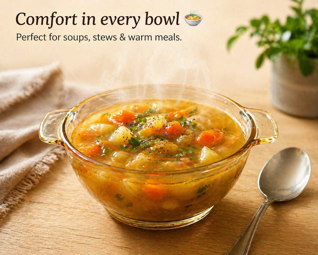 Casserole Glass Salad /Soup Bowl