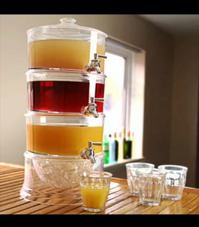 juice dispenser 3 tier