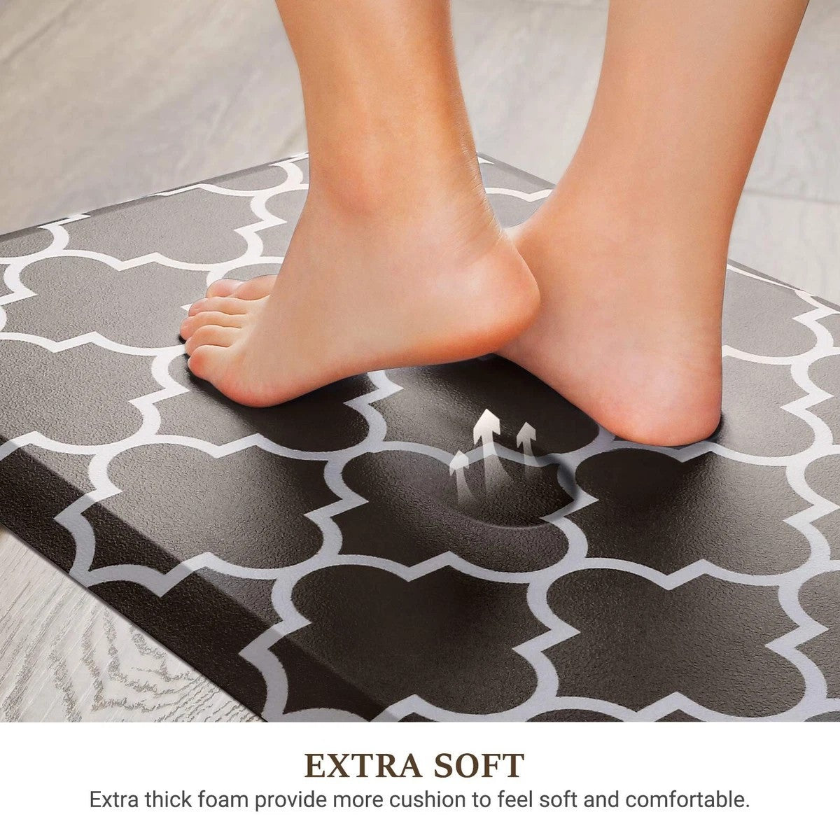 Cushioned Anti-Fatigue Kitchen Rug Mat (45 × 120 cm)