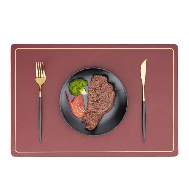 Nordic Leather Anti Slip TableMats.