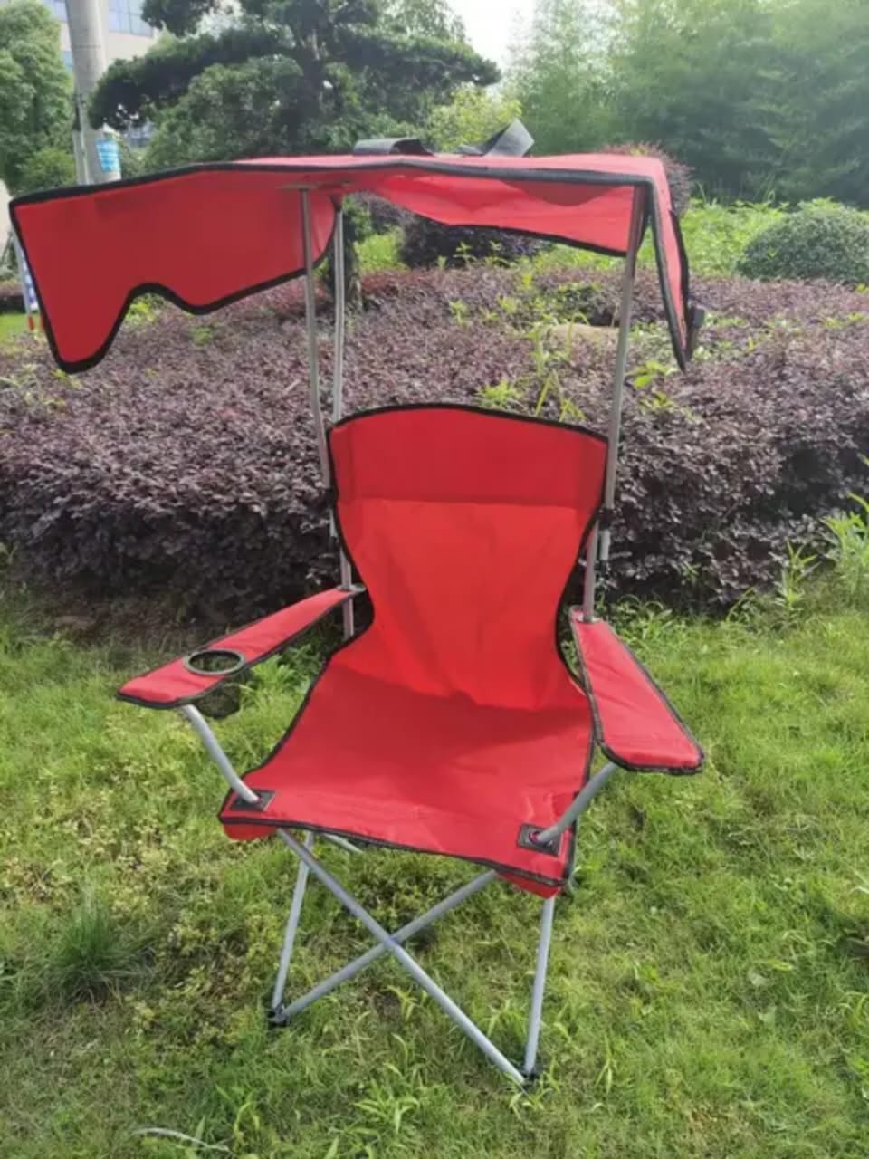 Camping Chair with Top Tent – Foldable Heavy-Duty Design