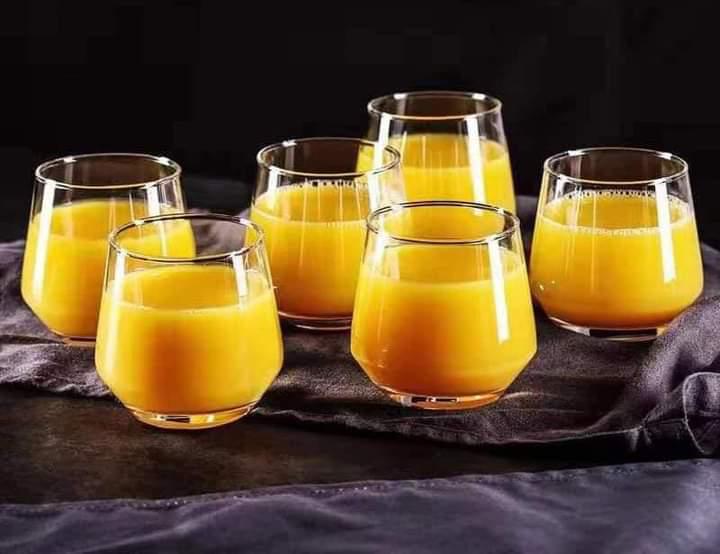 water glass set 6 pcs