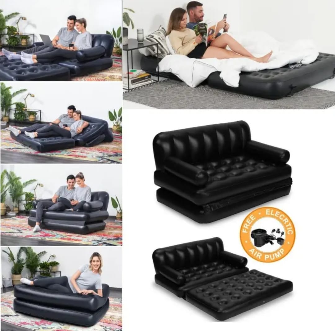 5 in 1 2 seater Bestway Inflatable Pullout Sofa Plus FREE  Electric  pump