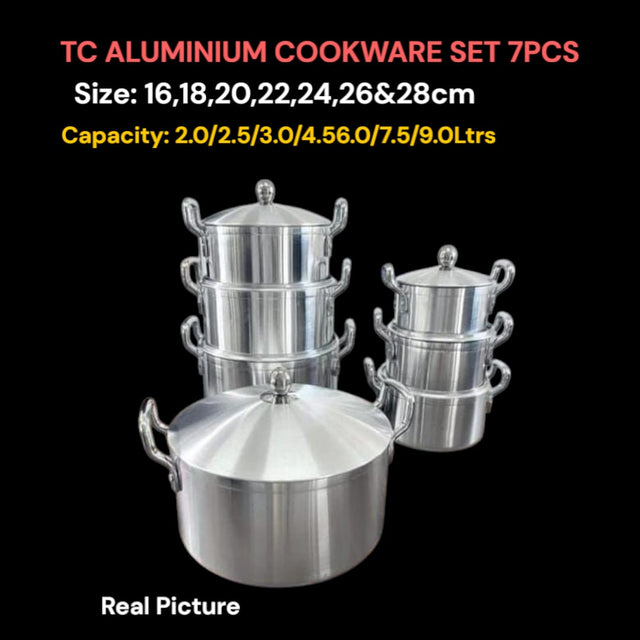 TC Aluminium Cookware Set 17pcs