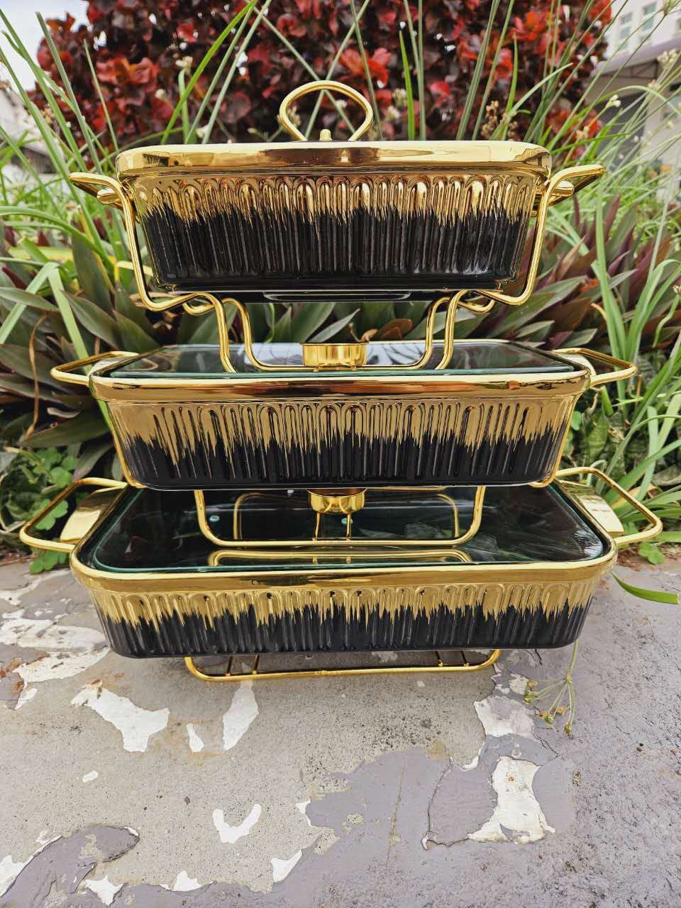 3pc ceramic food warmers are back