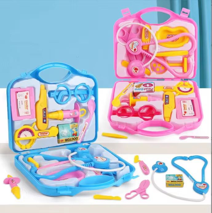 Kids Pretend Play Doctor/Nurse Set with Storage Case