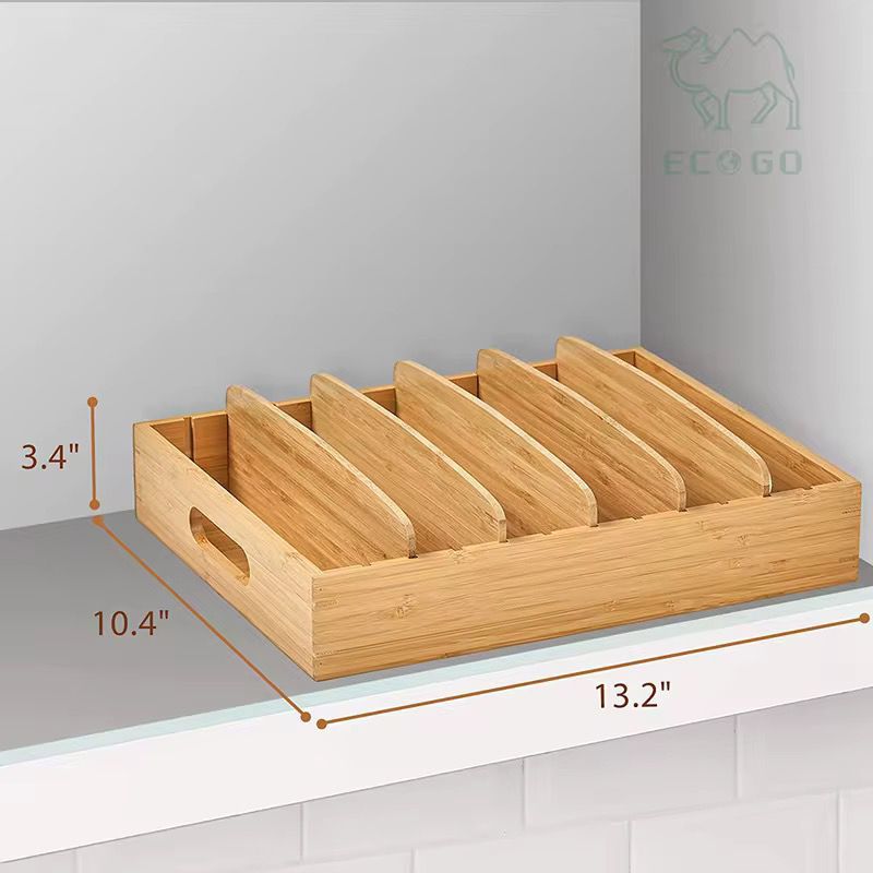 Bamboo adjustable lid/ bathroom organizer