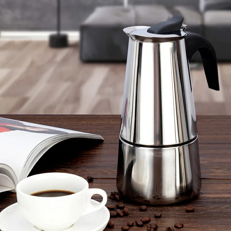 Stainless steel coffee pot