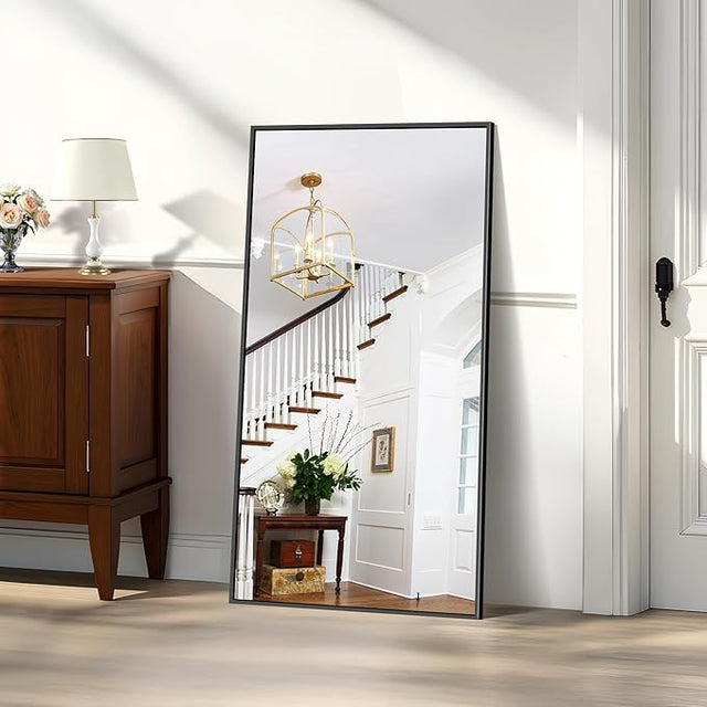 An ideal contemporary mirror for wall decoration with metal frame, very classic, perfectly goes with any decor, suitable for using in bathroom, dressing room vanity, hallway, bedroom, living room, entryway, fireplace. A great decorative wall mirror choice