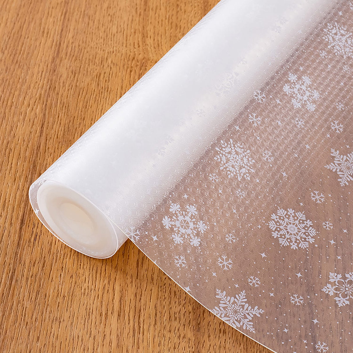 Snowflakes Pattern Kitchen Drawer & Shelf Liner — 45×500 cm