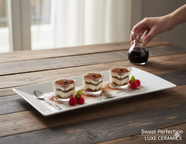 Ceramic Rectangle shallow Platter