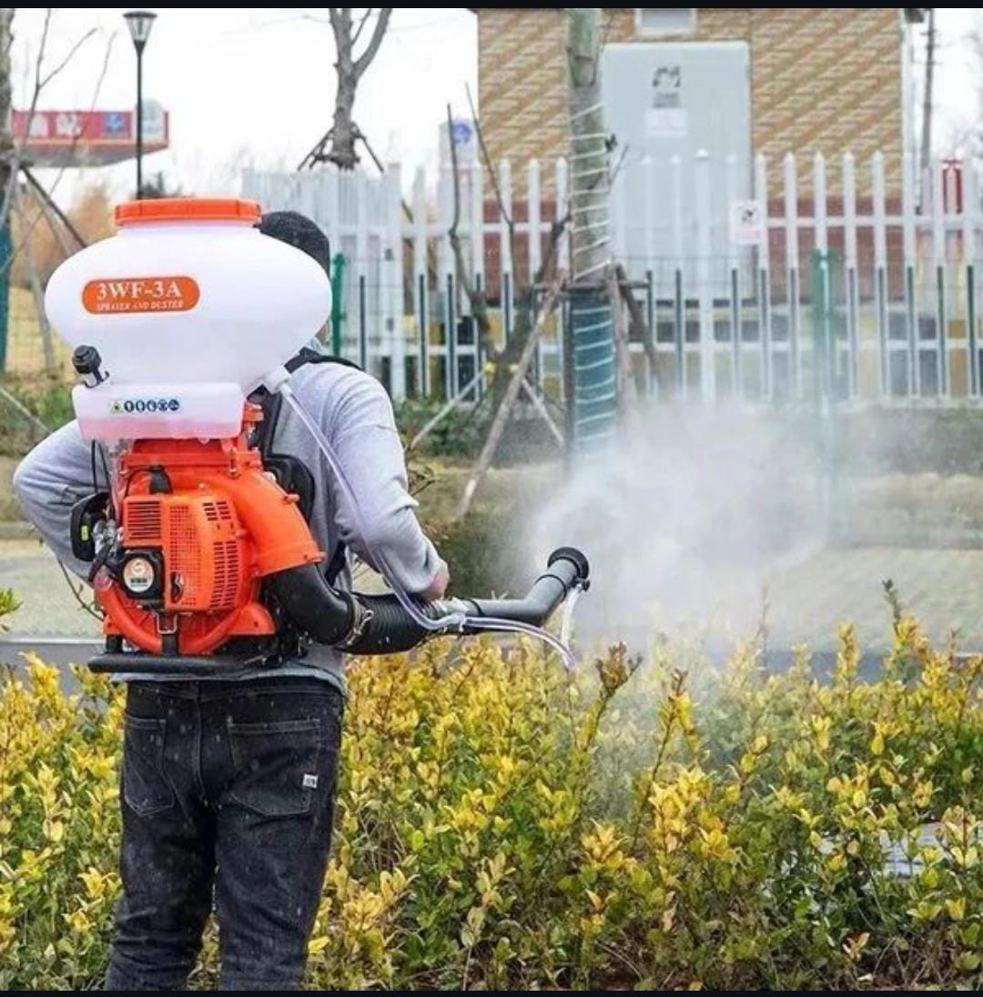 AgroMist 3WF-3A Gasoline Knapsack Mist Blower & Duster (14L Capacity)