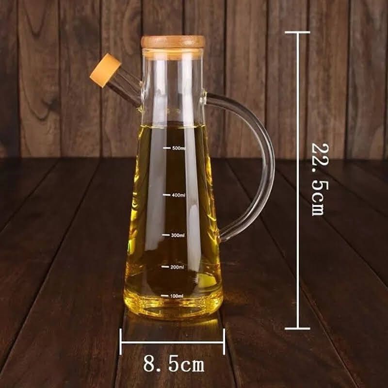 Oil jar with Bamboo lid