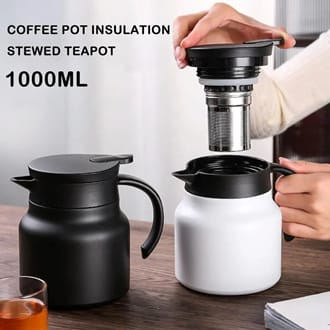 Mini Thermal Coffee Carafe with Strainer / infuser