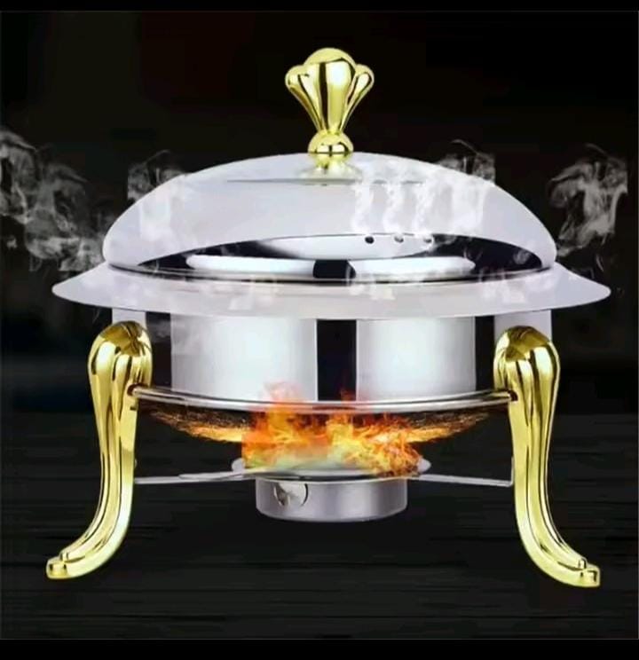 Buffet Round Food Warmer – Chafing Dish-Capacity: 28cm serving size