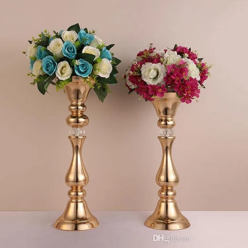 Wedding Home Hotel Gold European Decorations Metal Flower Stand