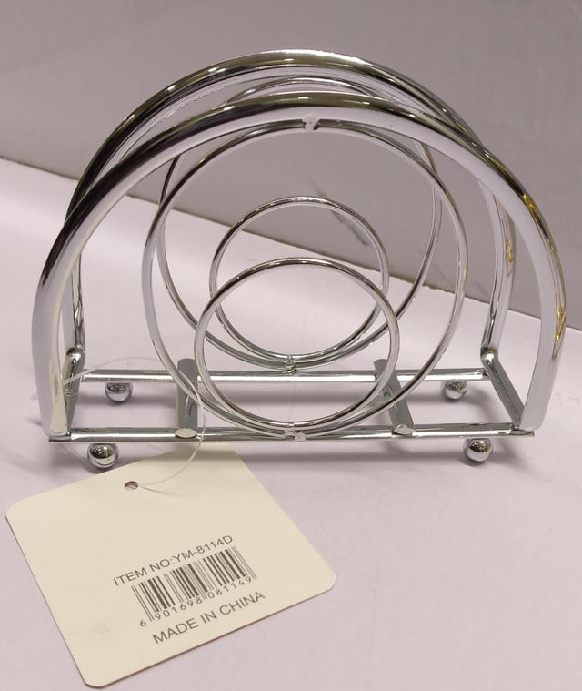 Simple square shape Metallic serviet holder