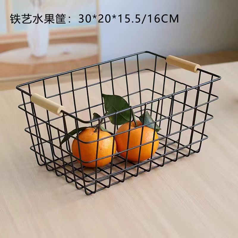 Metallic organizer baskets