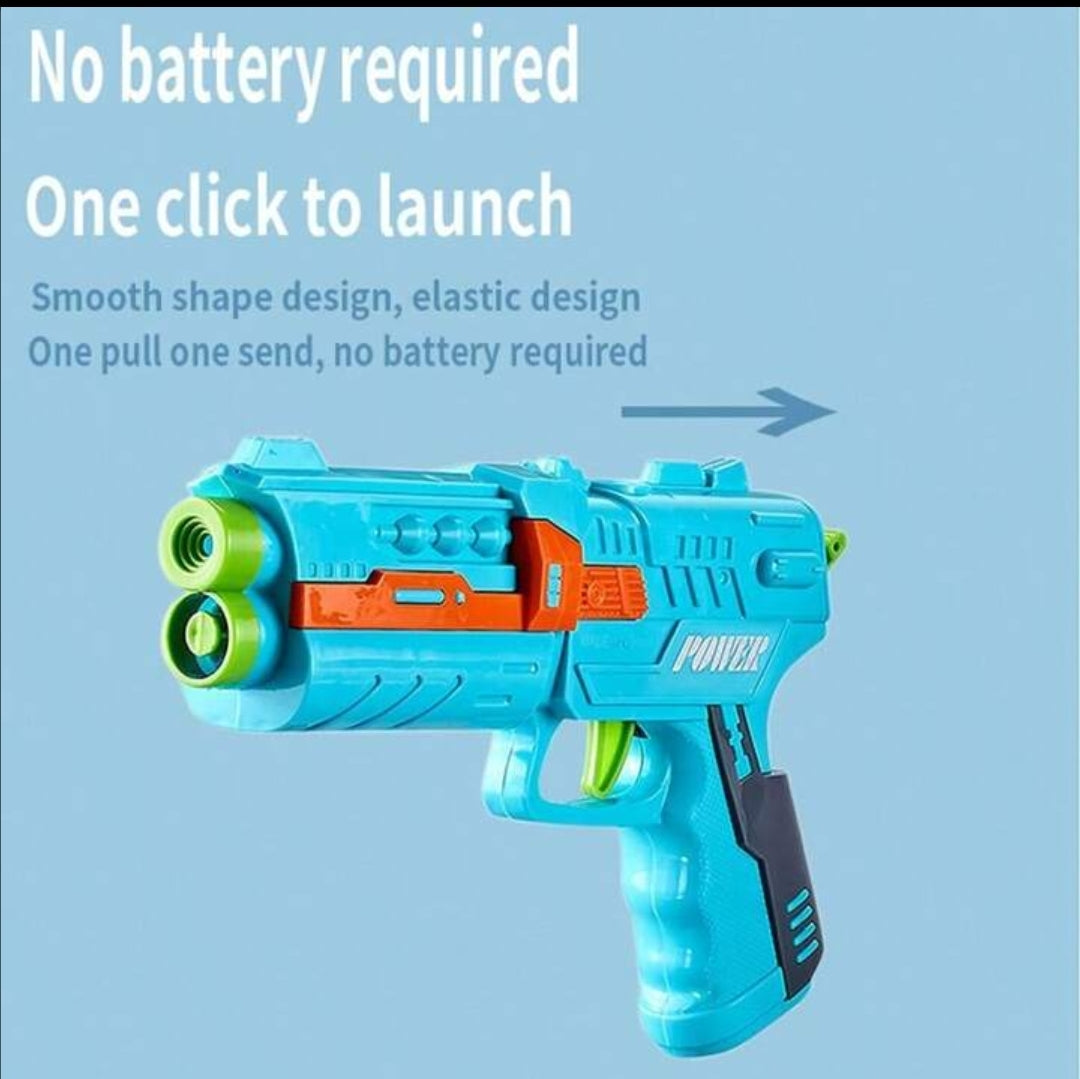 Kids' Toy Gun With Simulation Structure and Target