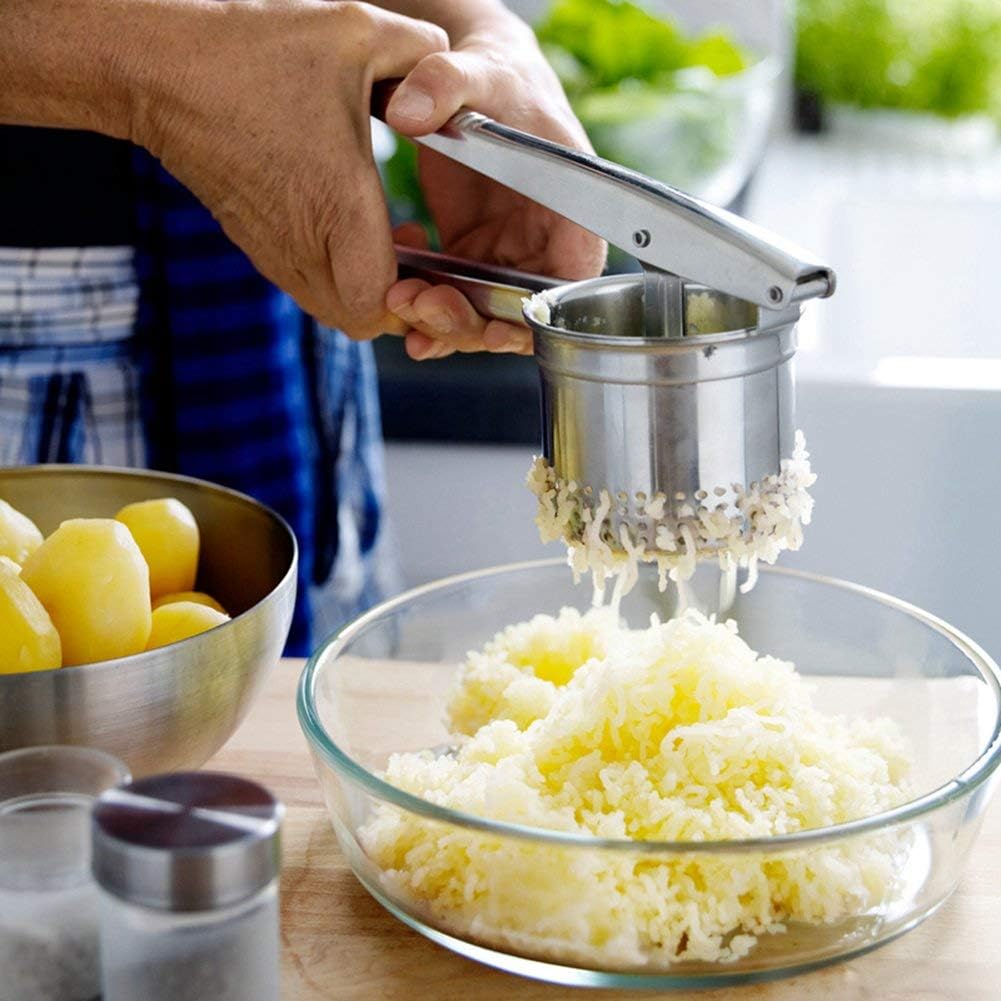 Stainless Steel Potato Masher & Ricer Press Tool