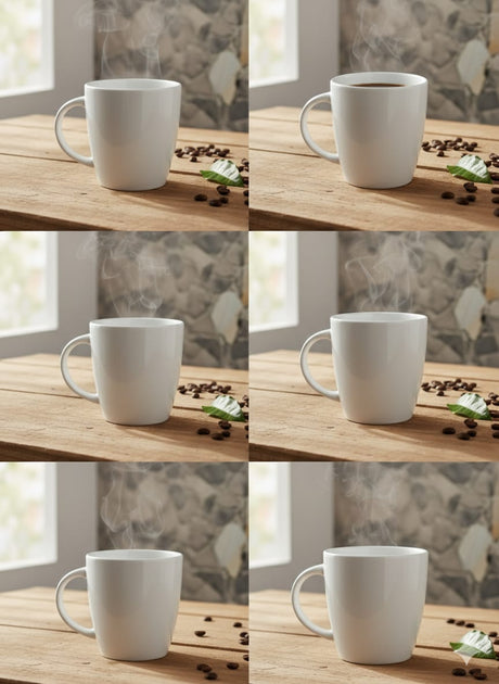 Ceramic white cup 360ml