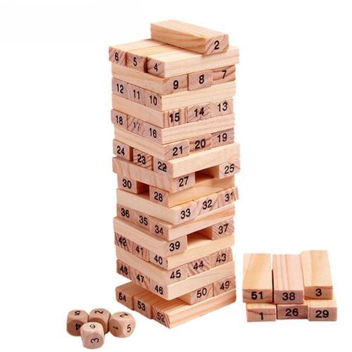 jenga game 54 pieces