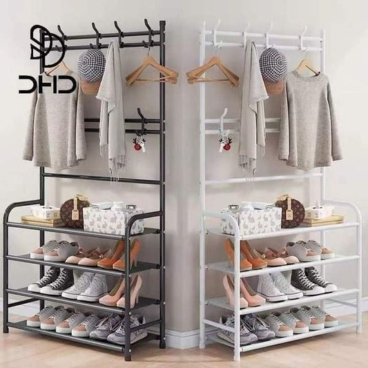 Multi function shoe / Hat / cloth rack with hooks